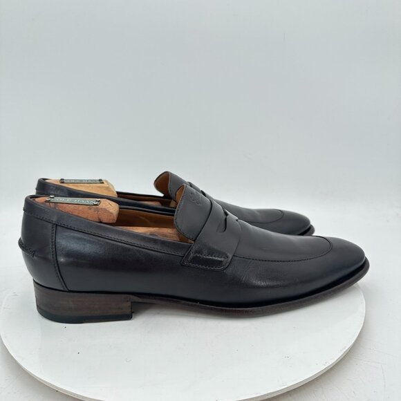 Gucci Black Leather Penny Loafers main image 6